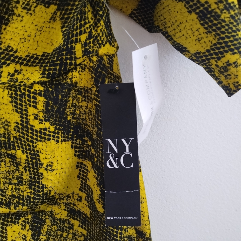 New York & Company Yellow High Low Dress - Picture 7 of 7